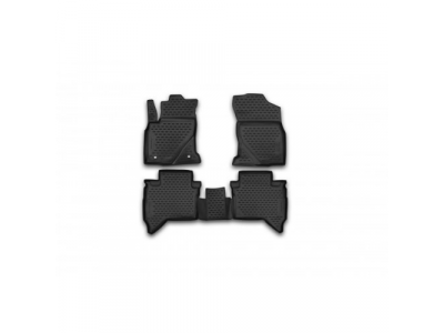 Коврики в салон TOYOTA Hilux, 08/2015->, 4 шт. (полиуретан) от ELEMENT Коврики в салон TOYOTA Hilux, 08/2015->, 4 шт. (полиуретан)