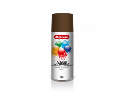 Краска коричневая (265г) RAL 8014, 120 MagicLine от MAGICLINE Краска коричневая (265г) RAL 8014, 120 MagicLine