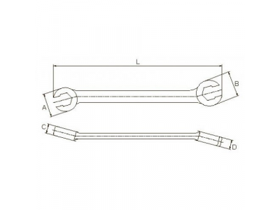 Ключ разрезной 12х13 мм