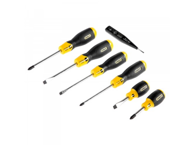 Набор отверток, 7 шт. Stanley Cushion grip 0-65-009 от Stanley Набор отверток, 7 шт. Stanley Cushion grip 0-65-009