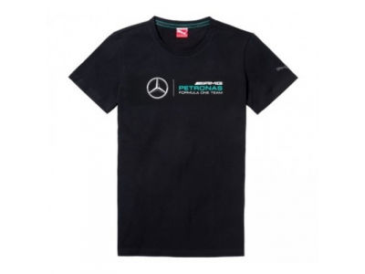 Мужская футболка Mercedes-Benz Men's F1 AMG Petronas T-Shirt, Black, артикул B67997274 от Mercedes Мужская футболка Mercedes-Benz Men's F1 AMG Petronas T-Shirt, Black, артикул B67997274